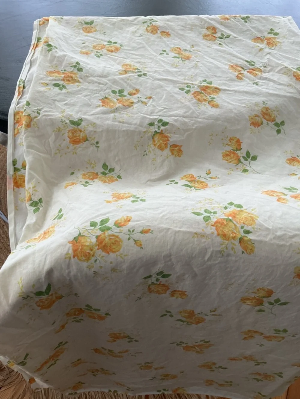 Vintage Dan River Percale Flat Bedsheet